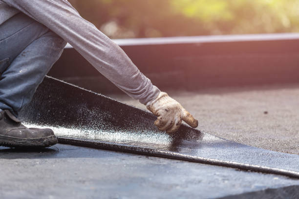 Professional Waterproofing technician working in Leesburg, AL